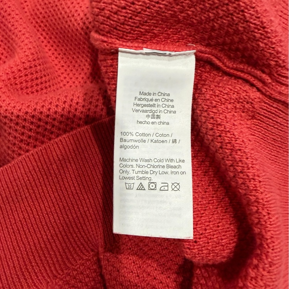 J. Crew Coral Knit Sweater Top. Gently used. - Picture 4 of 4